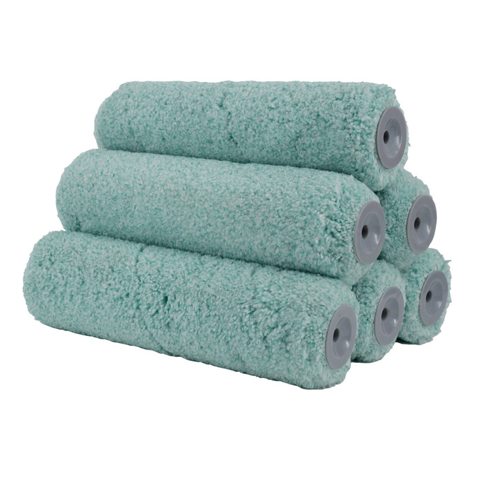Roller Mikrofiber 25 cm 6-pack Luxi